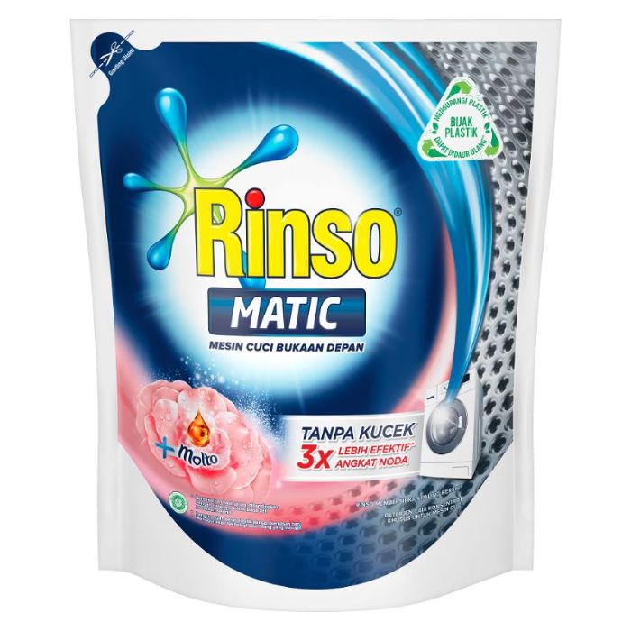 Jual Rinso Matic Deterjen Cair Bukaan Depan [1.6 L] Online Januari 2021