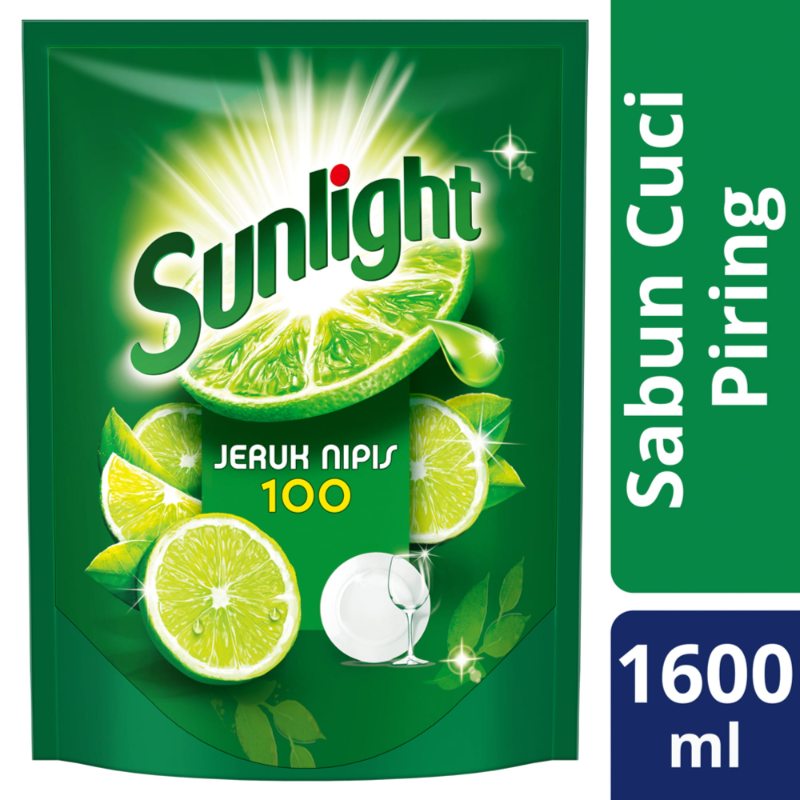 Jual Sunlight Sabun Cuci Piring Jeruk Nipis Refill 1600ml Terbaru