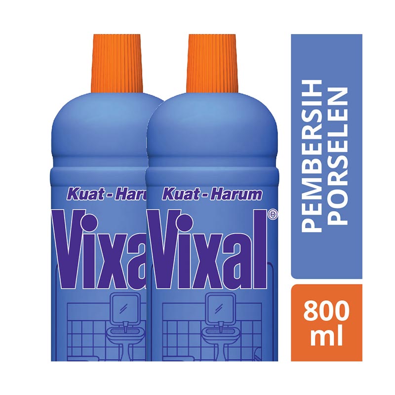 Jual Vixal Pembersih Porselen Kuat Harum 2x 800 Ml jual vixal pembersih porselen kuat harum 2x 800 ml