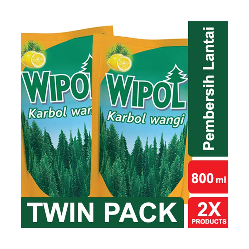 jual wipol karbol lemon pembersih lantai refill 2x 800 ml jual wipol karbol lemon pembersih lantai refill 2x 800 ml