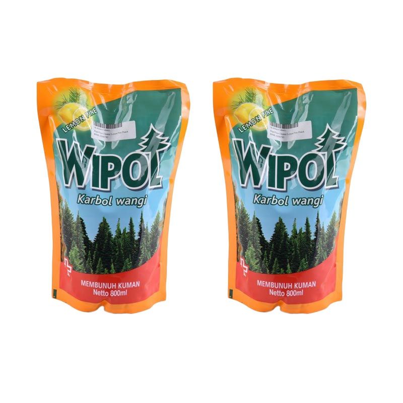 Jual Wipol Karbol Lemon Pembersih Lantai Refill 2x 800 mL 