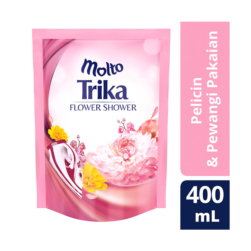 âˆš Molto Trika Flower Shower Pink Pouch [400 Ml] Terbaru Agustus 2021