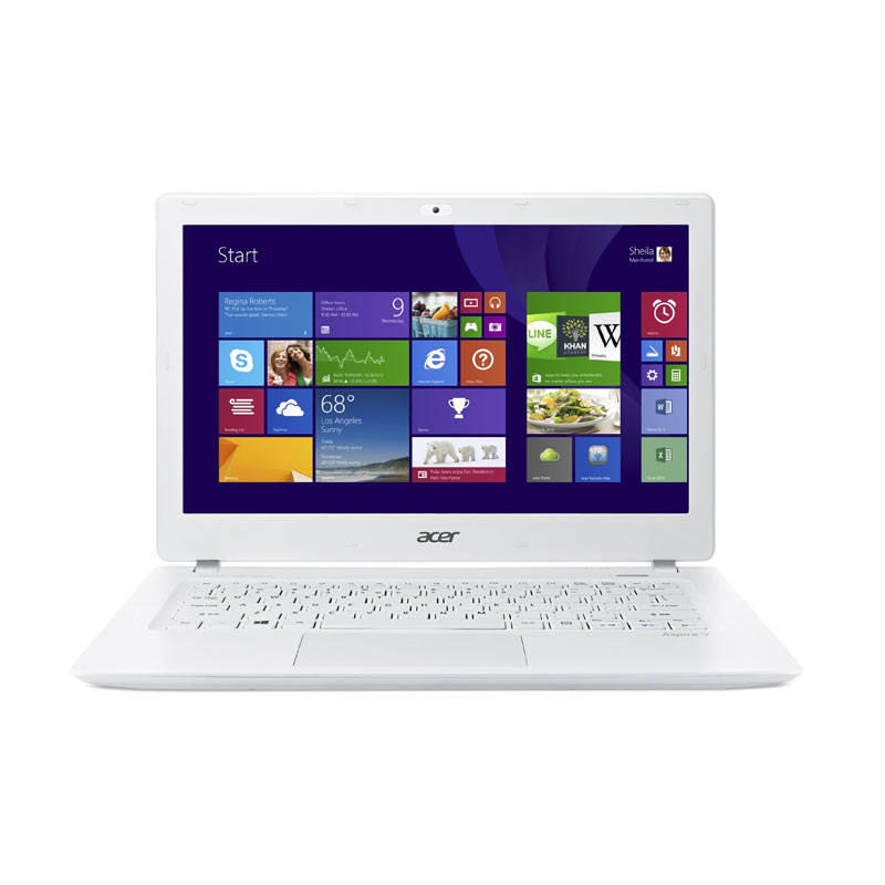 Acer Aspire V3Core i5 Win 8 Putih Notebook [13 Inch/Ci5-5200U/4 GB]