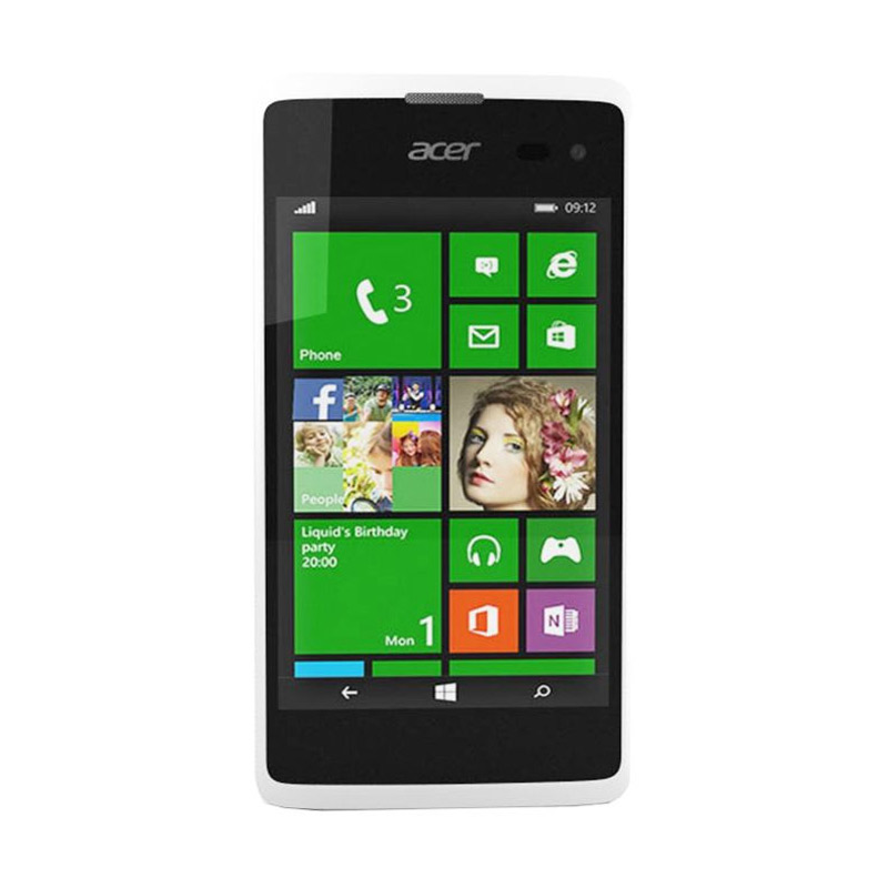 Acer Liquid M220 Smartphone - Putih [4 GB]