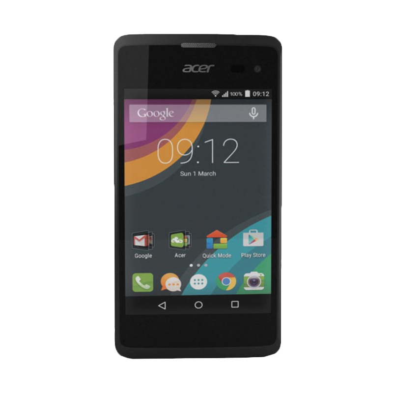Acer Liquid Z220 Smartphone - Black [8GB/ 1GB/ Garansi Resmi]
