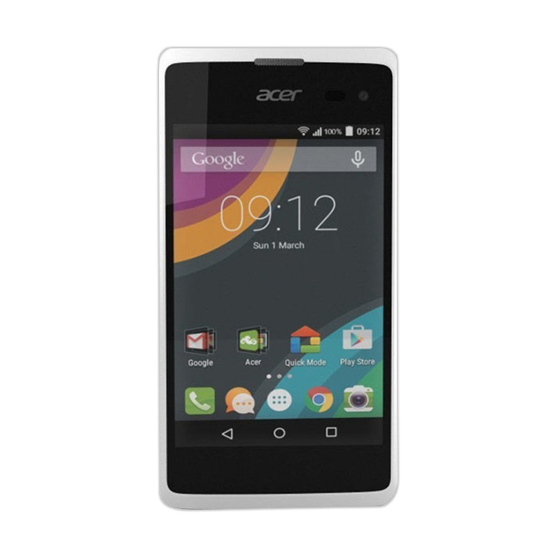 Acer Liquid Z220 Smartphone - White [8GB/ 1GB]