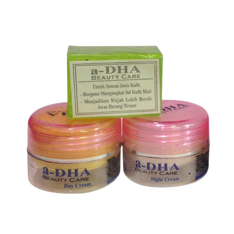 Jual Adha Paket Cream Pemutih Wajah - Pink [40 Tahun Kebawah] di Seller