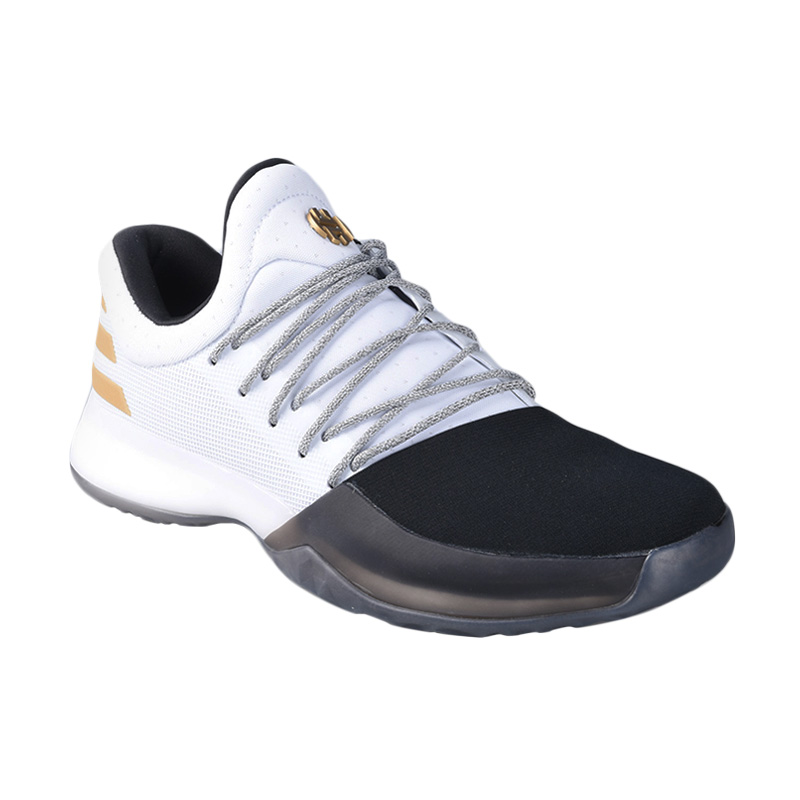  Jual  adidas  Men Basketball Harden Vol 1 White Black 