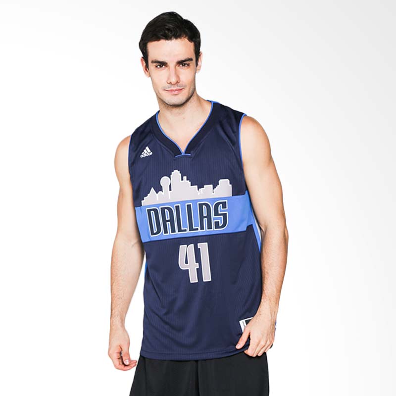 Jual adidas Men Basketball NBA Dallas Mavericks Dirk Nowitzki Swingman