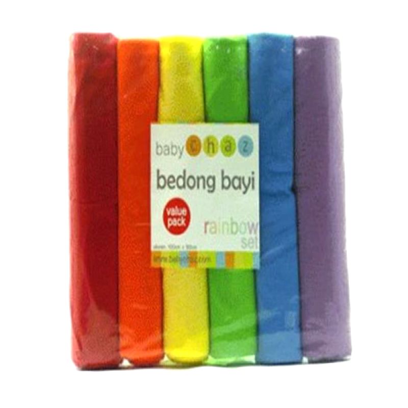 jual baby chaz rainbow set kain bedong bayi 6 pcs jual baby chaz rainbow set kain bedong bayi 6 pcs
