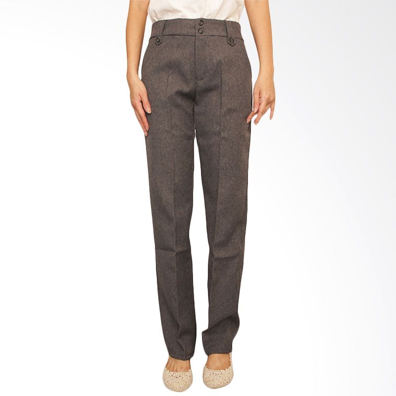 Promo Adore Basic Grey Celana Panjang Wanita Diskon 20% di Seller Adore