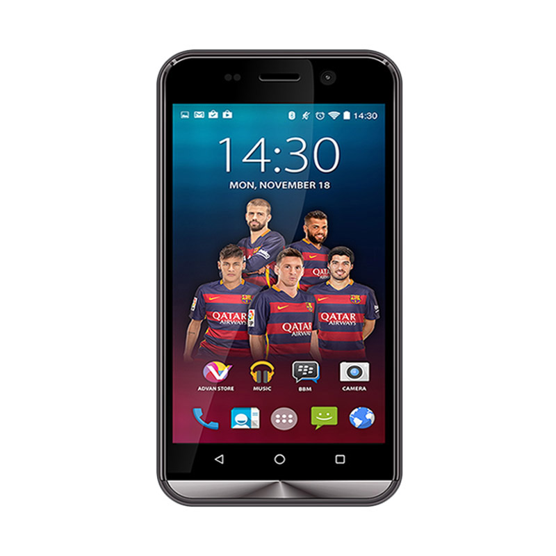 Advan Vandroid I45 Smartphone - Grey [8GB/ 1GB/ 4G LTE]