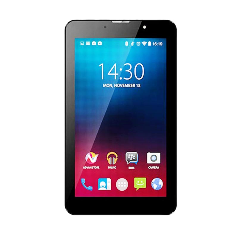 Advan Vandroid I7 Tablet - Hitam [8GB/ 1GB/ 4G LTE]