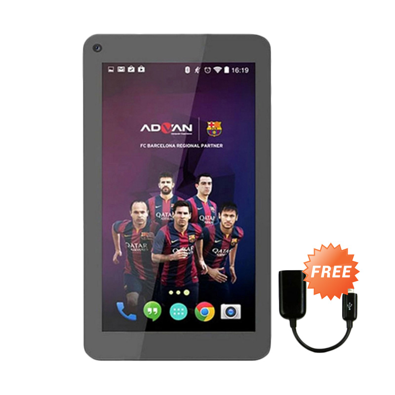 Advan Vandroid T2G Tablet - White [8 GB/WiFi] + Free USB OTG