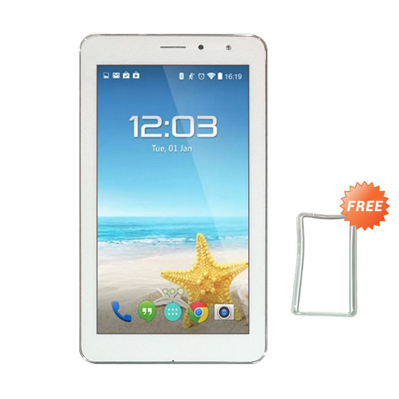 Advan Vandroid X7 Plus tablet - Putih [8GB] + Free Silicon Case