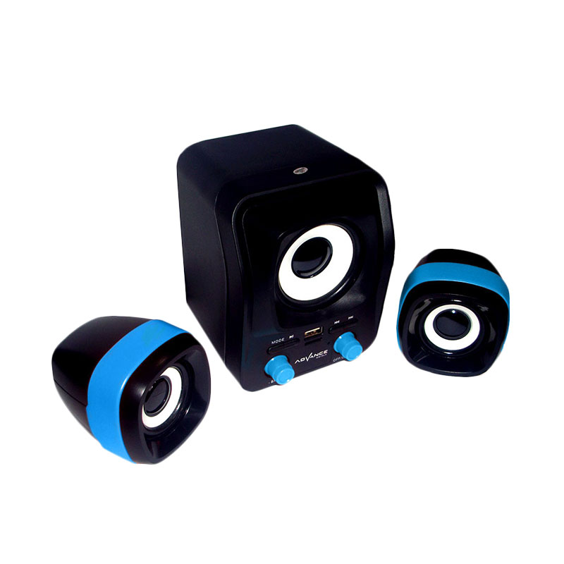 Jual Advance Duo-30   0 Hitam Biru Speaker Usb Terbaru Desember 2021 harga