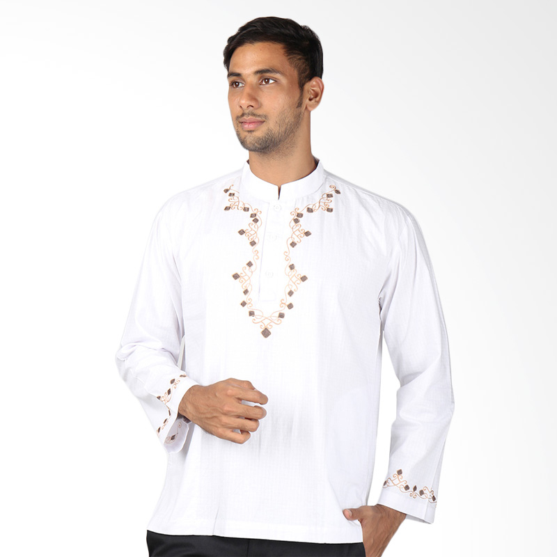 Aitana Koko KK-MG-141108-LS Baju Muslim Pria - Putih