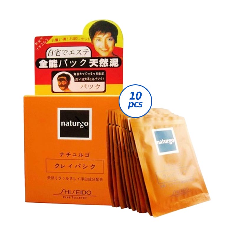 jual shiseido naturgo masker lumpur untuk wajah 10 pcs jual shiseido naturgo masker lumpur untuk wajah 10 pcs