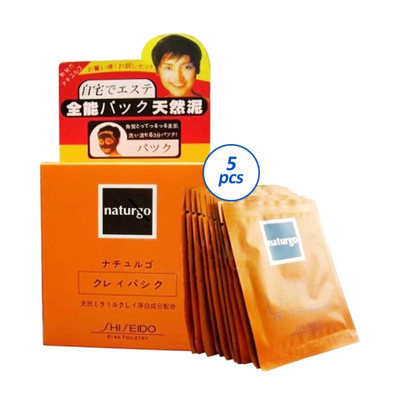 jual shiseido naturgo masker lumpur untuk wajah 5 pcs jual shiseido naturgo masker lumpur untuk wajah 5 pcs