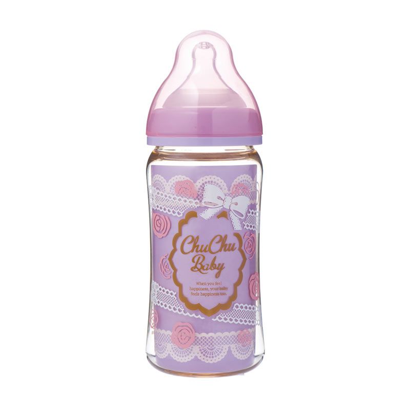 Jual Chuchu Mamacawa Girls Pink Botol Susu [240 Ml