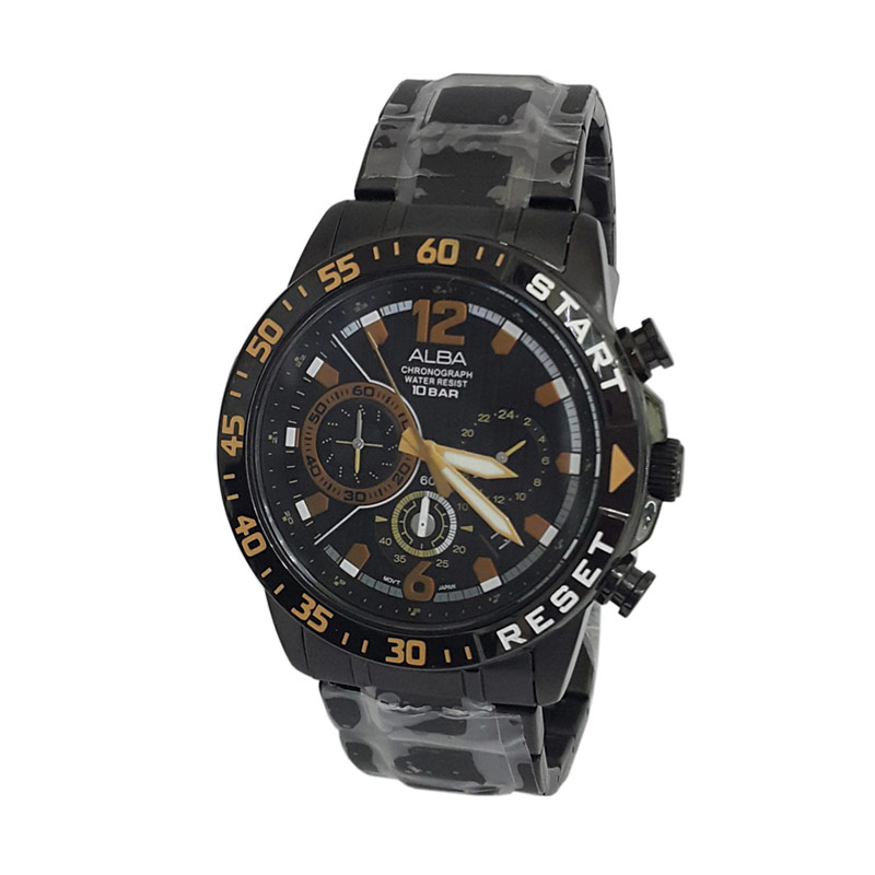 Alba 161091 Chronograph Jam Tangan Pria - Hitam