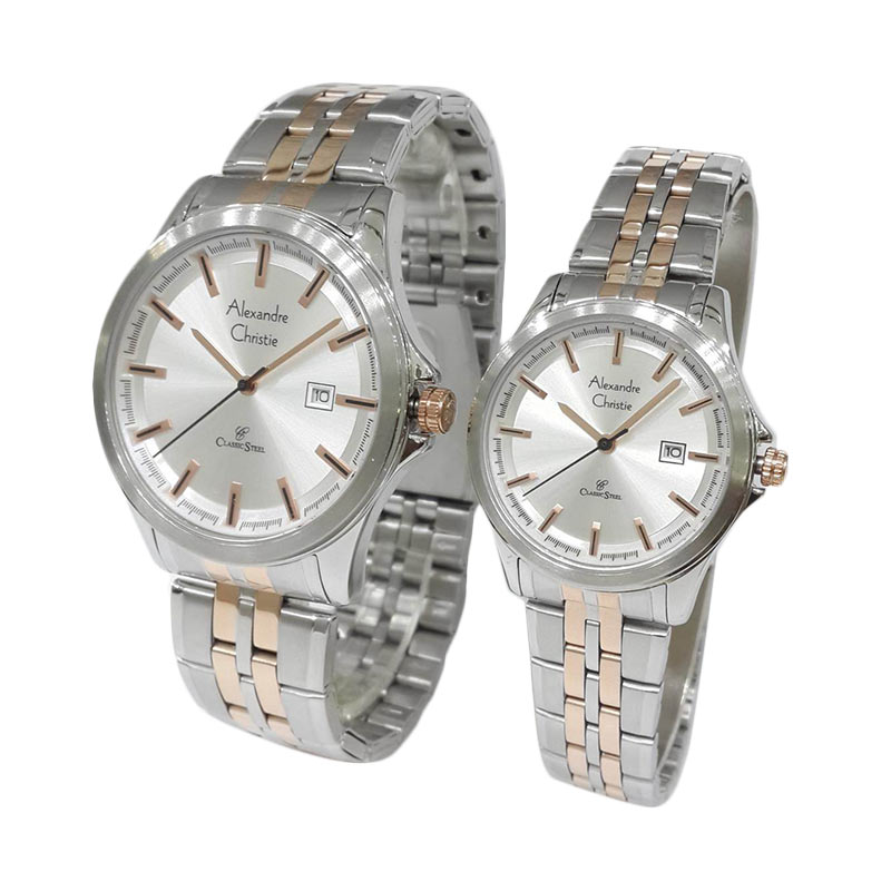 Jual Alexandre Christie Classic Steel Couple Series