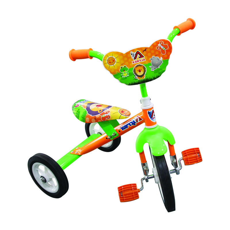 orange tricycle