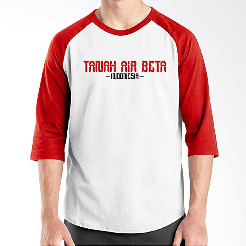 jual ordinal one indonesia 06 raglan putih merah kaos pria harga kualitas terjamin jual ordinal one indonesia 06 raglan putih merah kaos pria harga kualitas terjamin