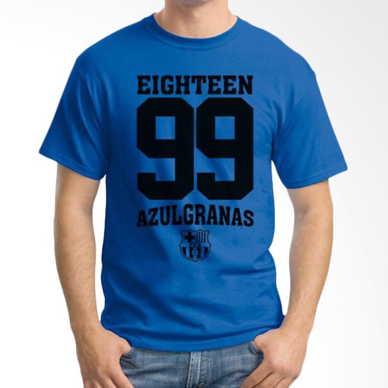jual ordinal barcelona edition 03 biru tua kaos pria jual ordinal barcelona edition 03 biru tua kaos pria