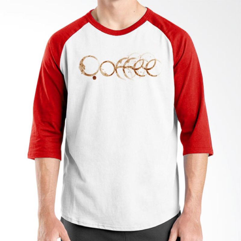 jual ordinal raglan coffee addict edition 10 merah putih t jual ordinal raglan coffee addict edition 10 merah putih t