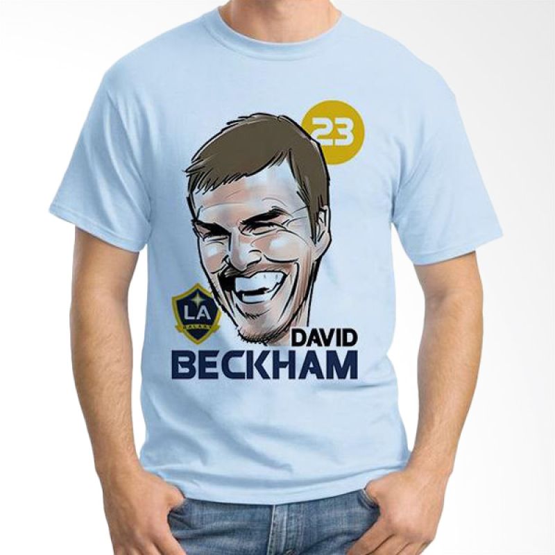 Ordinal Football Player Edition 17 David Beckham Biru Muda T-Shirt Pria Extra diskon 7% setiap hari Extra diskon 5% setiap hari Citibank – lebih hemat 10%