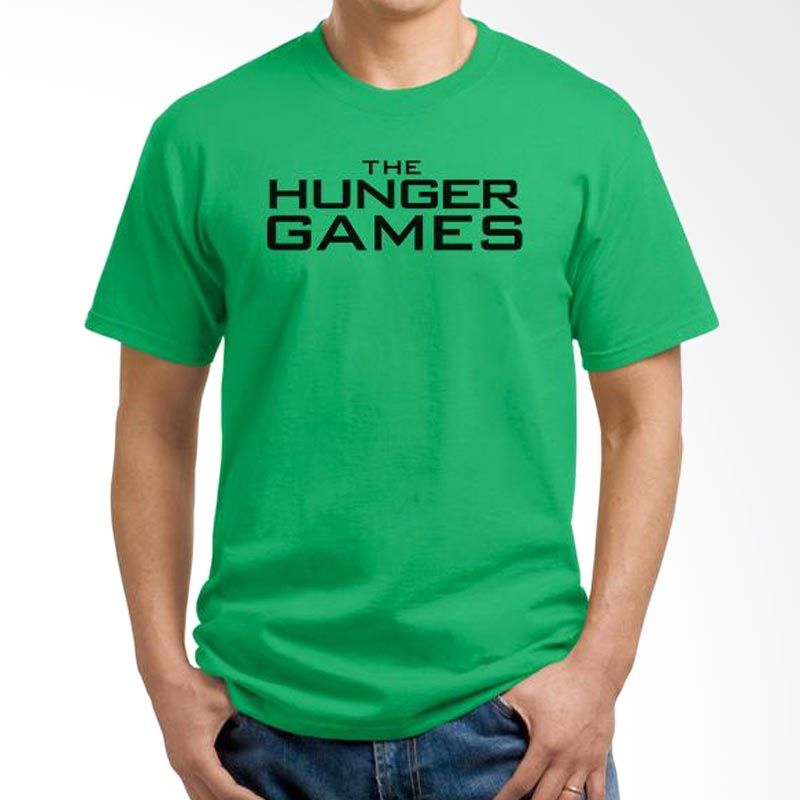 jual ordinal hunger logo 02 hijau t shirt pria jual ordinal hunger logo 02 hijau t shirt pria