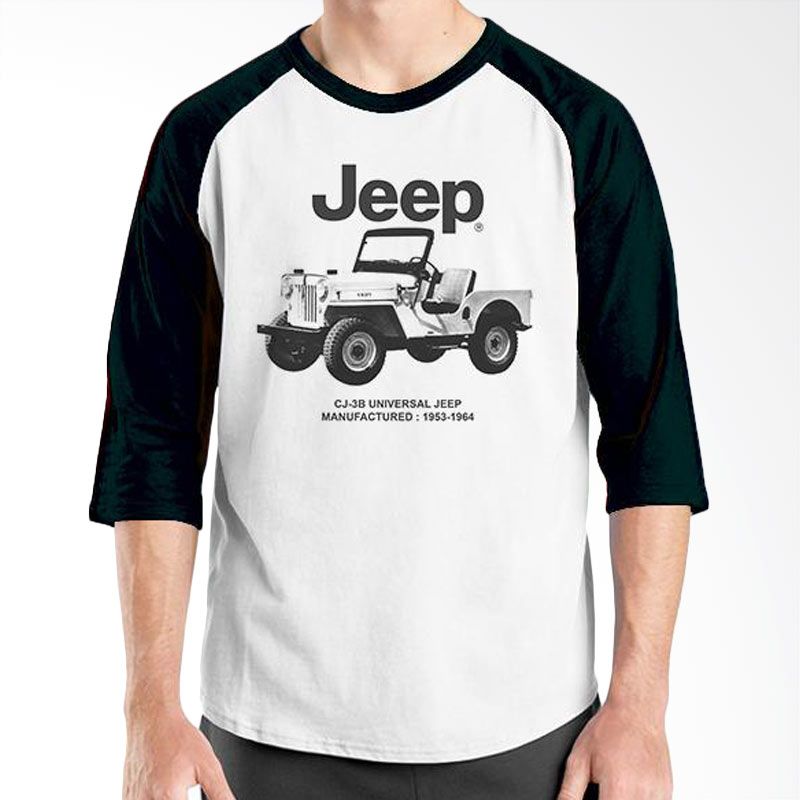 jual ordinal raglan jeep series edition 06 hitam putih t jual ordinal raglan jeep series edition 06 hitam putih t