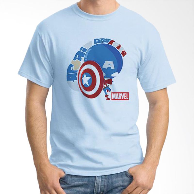 Ordinal New Captain America 12 Biru Muda T-Shirt Pria Extra diskon 7% setiap hari Extra diskon 5% setiap hari Citibank – lebih hemat 10%