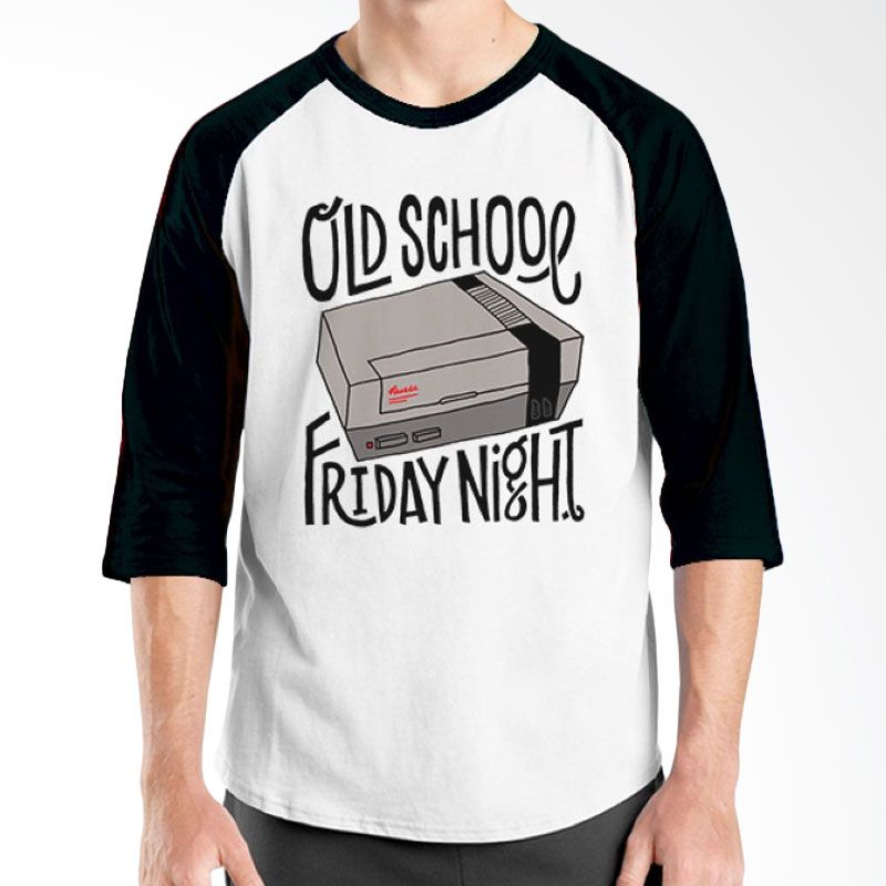 jual ordinal raglan school 09 hitam putih kaos pria jual ordinal raglan school 09 hitam putih kaos pria