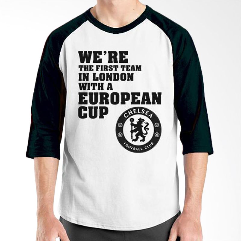 jual ordinal raglan chelsea 07 hitam putih kaos pria jual ordinal raglan chelsea 07 hitam putih kaos pria