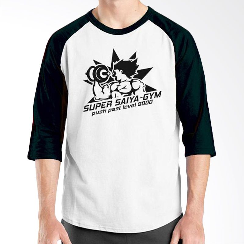 jual ordinal raglan fitness saiya putih hitam jual ordinal raglan fitness saiya putih hitam