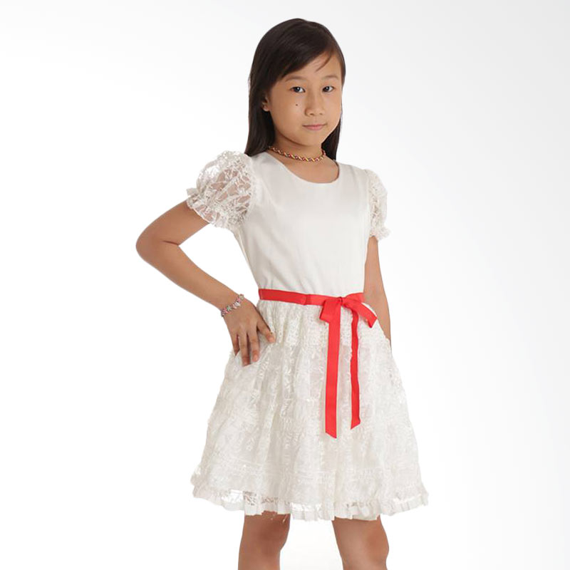 Promo Amour Cheongsam AM3102 White Red 