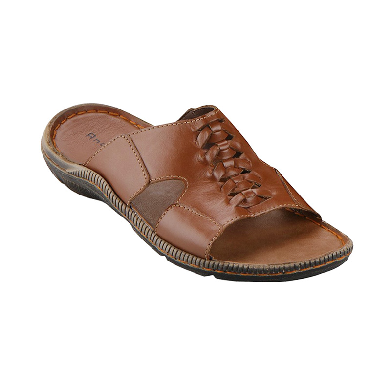 Andretelli Men Durnham Leather Sandal - Tan