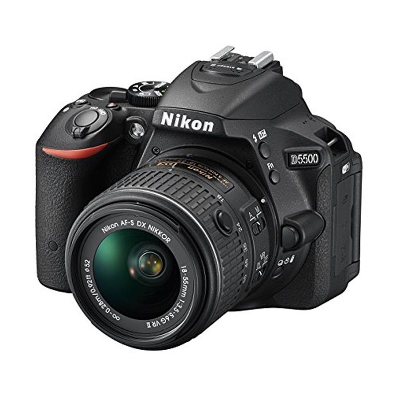 Nikon D5500 Kit AF- P 18-55 VR Black Kamera DSLR