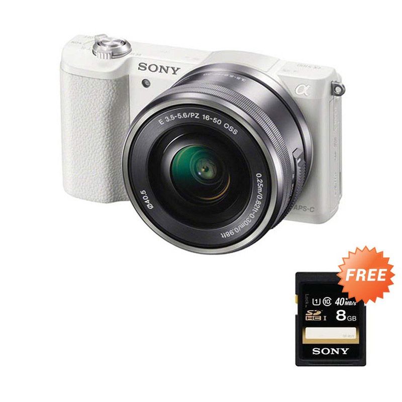 Sony Alpha A5100 KIT 16-50mm Kamera Mirrorless - White