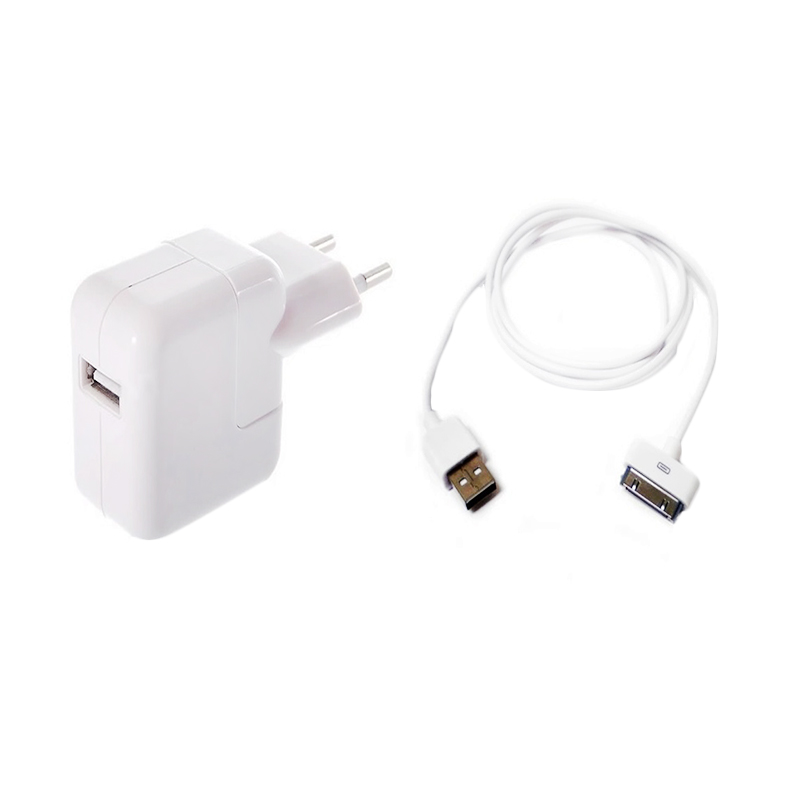 Jual Apple Original Charger for iPad 1/2/3 & Kabel Data 30
