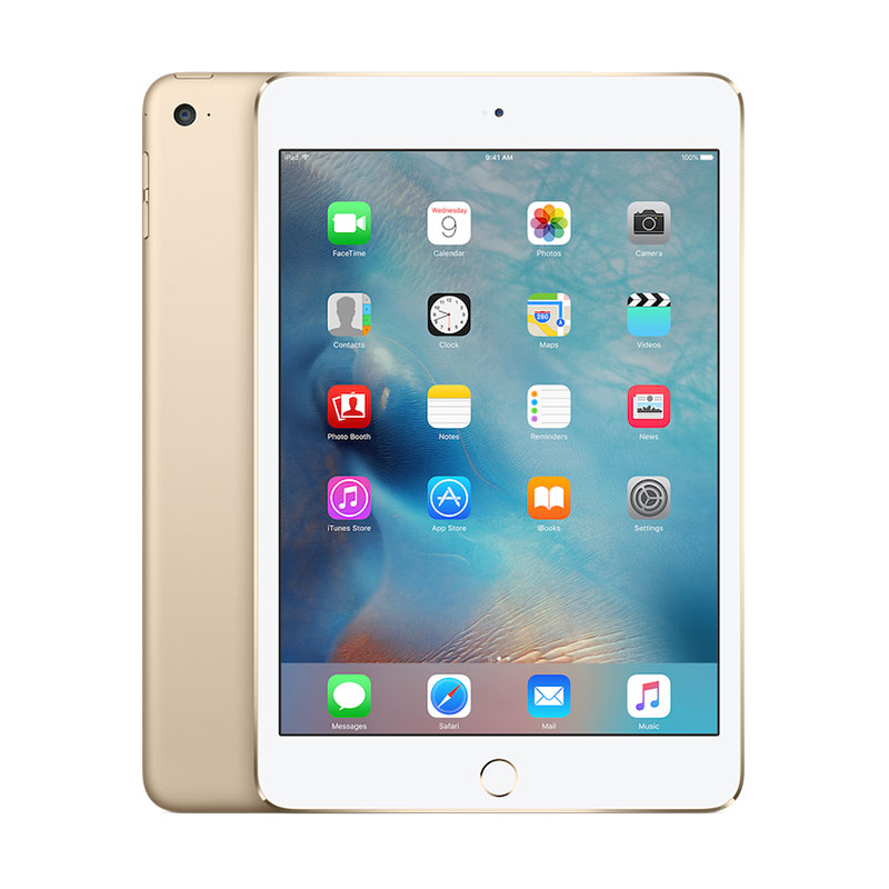 Jual Apple iPad Mini 4 128GB WiFi + Cellular - Gold di Seller Toko 
