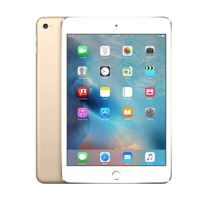 Apple iPad Mini 4 64 GB Tablet - Gold [Garansi Resmi/WiFi Only]