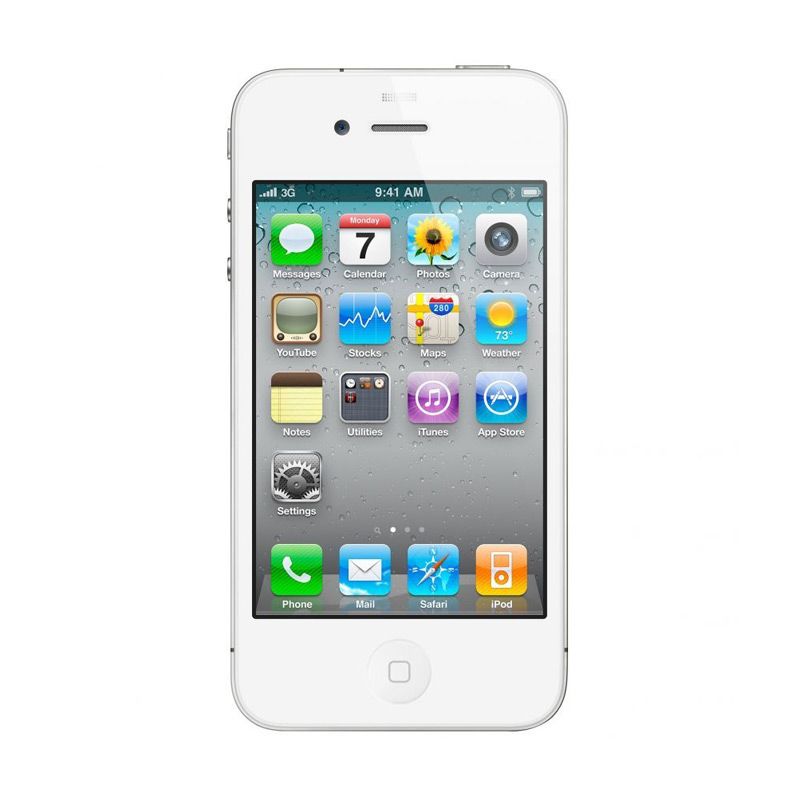 Apple iPhone 4S 32 GB Smartphone - Putih [Refurbished]