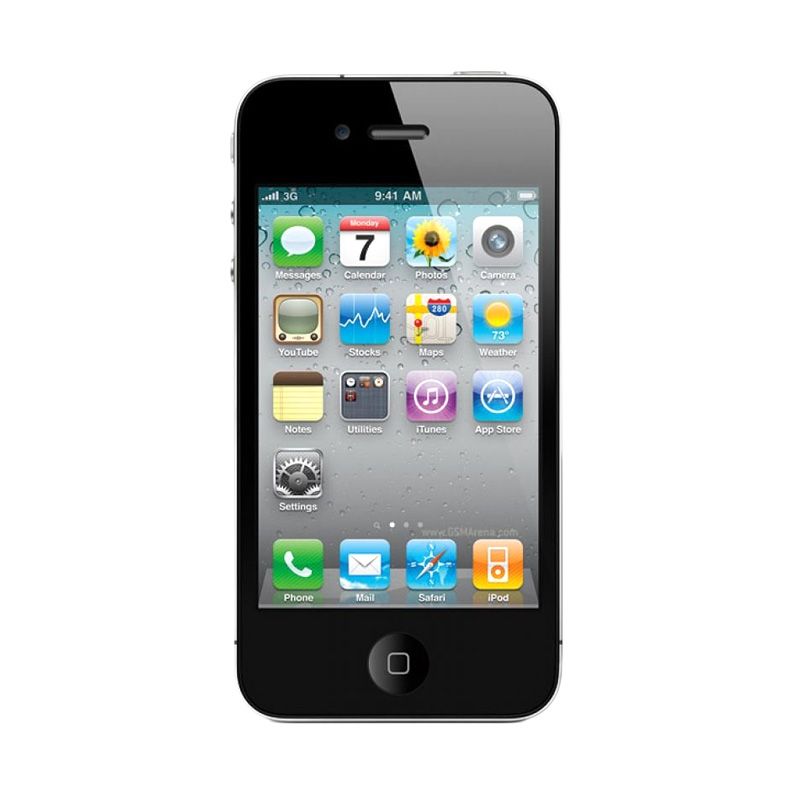 Apple iPhone 4S Smartphone - Black [REFURBISH GRADE A /64 GB/ Garansi Distributor]