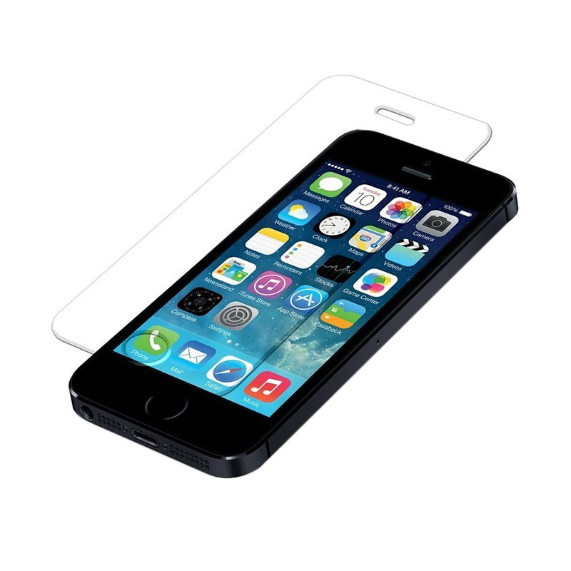 Apple iPhone 5 64 GB Hitam (Refurbish) Smartphone + Tempered Glass
