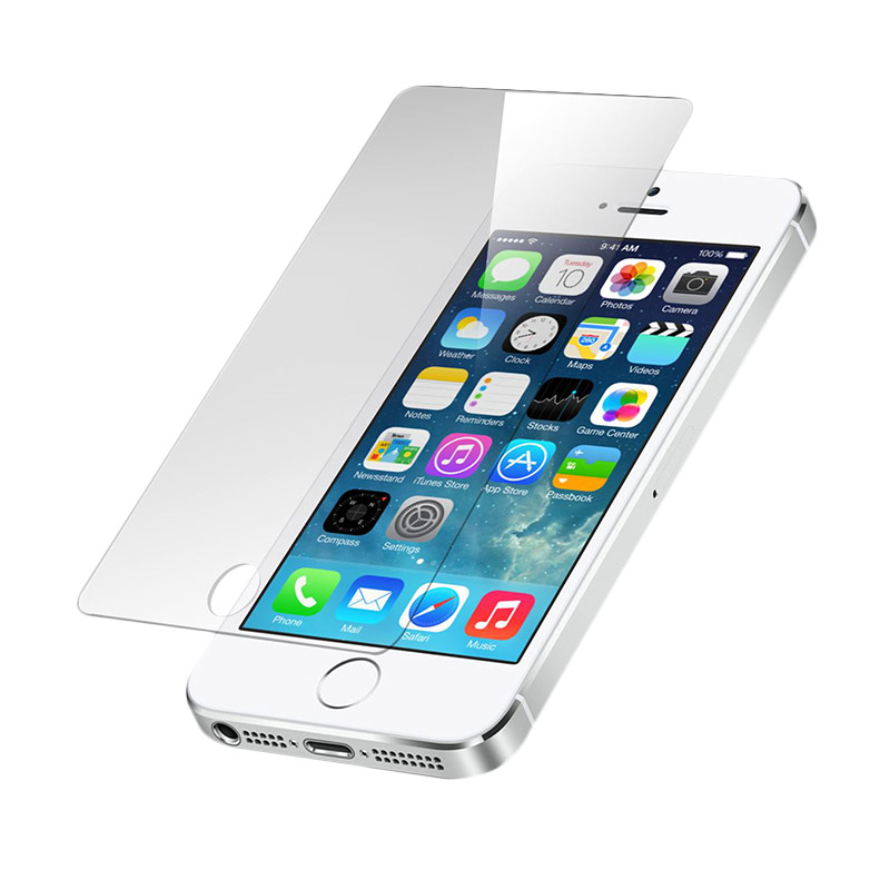 Apple iPhone 5S 16 GB White Smartphone [Refurbish] + Tempered Glass