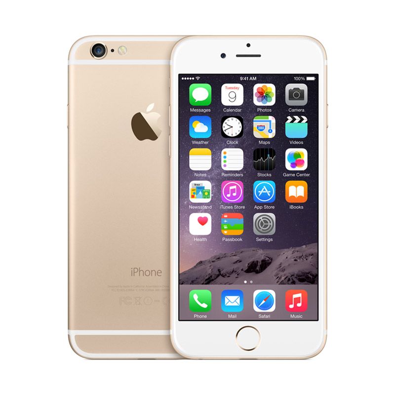 Apple iPhone 6 128 GB Smartphone - Gold Free Tempered Glass