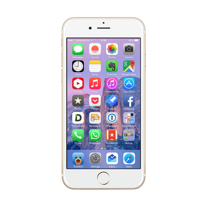 Jual Apple iPhone 6 64 GB Smartphone - Gold (Refurbish
